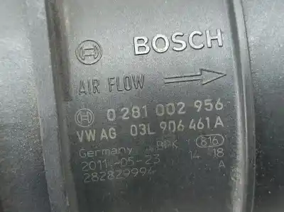 Second-hand car spare part flowmeter for seat alhambra (710) 4kids reference oem iam references 03l906461a  0281002956
