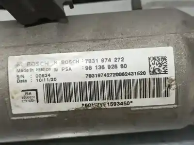 Автозапчастина б/у рульмова рейка для citroen jumpy furgon control m посилання на oem iam 9813692680  7831974272