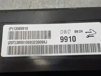 Second-hand car spare part electronic module for chevrolet cruze lt oem iam references 13589910  3899108b