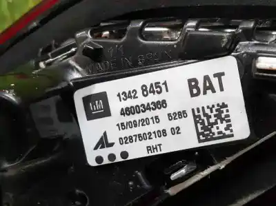 Second-hand car spare part left tailgate light for opel corsa e expression oem iam references 13428451  