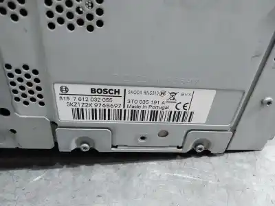 Автозапчастина б/у gps навігаційна система для skoda superb combi (3t5) ambition посилання на oem iam 3t0035191a  8157612032055