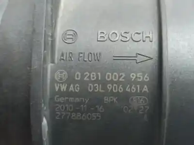 Автозапчасти б/у расходомер воздуха за skoda superb combi (3t5) ambition ссылки oem iam 03l906461a  0281002956