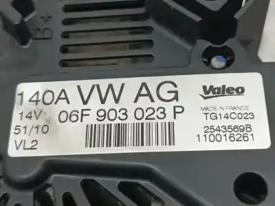 Автозапчастина б/у генератор для skoda superb combi (3t5) ambition посилання на oem iam 06f903023p  2543569b