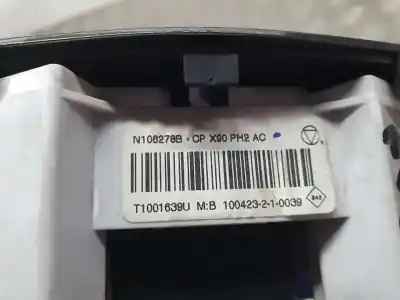 Peça sobressalente para automóvel em segunda mão comando de sofagem (chauffage / ar condicionado)  por dacia sandero básico referências oem iam t1001639u  n106278b