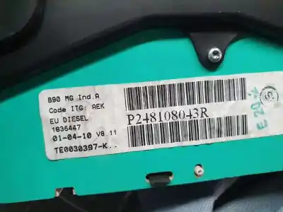 Peça sobressalente para automóvel em segunda mão quadrante por dacia sandero básico referências oem iam p248108043r  te0030397k