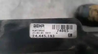 Автозапчастина б/у конденсат/радіатор кондиционера для opel corsa d (s07) 1.4 (l08 l68) посилання на oem iam 24445193  8118559