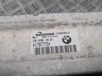 Second-hand car spare part intercooler for bmw x3 (e83) 2.0d oem iam references 77897930  1787779