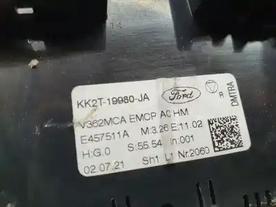 Recambio de automóvil de segunda mano de mando climatizador para ford transit custom kasten 310 l1 referencias oem iam kk2t19980ja  v362mca