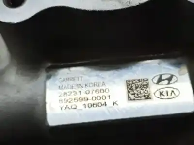 Peça sobressalente para automóvel em segunda mão turbocompresor por kia stonic (ybcuv) motor 1.0 ltr. - 74 kw tgdi cat referências oem iam 2823107600  8925990001