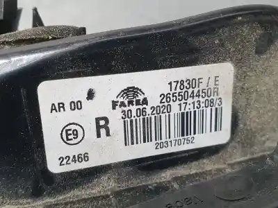 Автозапчастина б/у правий ліхтар для renault clio v experience посилання на oem iam 265504450r  17830f