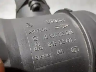 Second-hand car spare part flowmeter for audi a4 berlina (8e) 2.0 oem iam references 06b133471a  0280218058