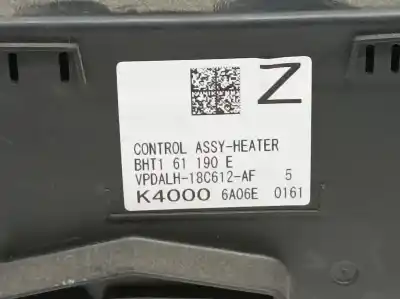 Peça sobressalente para automóvel em segunda mão comando de sofagem (chauffage / ar condicionado) por mazda 3 lim. () style referências oem iam bht16110e  k40006a06e