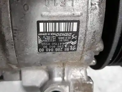 Peça sobressalente para automóvel em segunda mão compressor de ar condicionado a/a a/c por peugeot 208 (p2) active referências oem iam 9828684880  