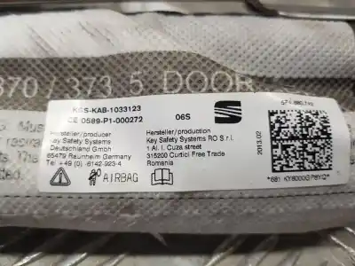 Автозапчасти б/у передняя правая подушка безопасности за seat leon (5f1) reference ссылки oem iam ce0589p1000272  