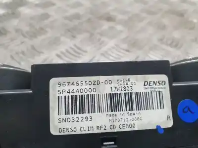 Piesă de schimb auto la mâna a doua controlul încalzire / aer conditionat pentru citroen c-elysée shine referințe oem iam 96746550zd  5p4440000