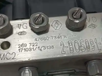 Pezzo di ricambio per auto di seconda mano abs per renault captur zen riferimenti oem iam 476607341r  269722