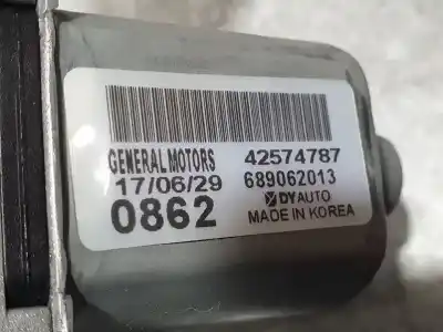 Peça sobressalente para automóvel em segunda mão motor do limpador traseiro por opel karl edition referências oem iam 42574787  689062013