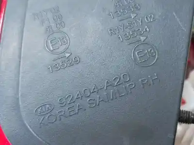 Second-hand car spare part right tailgate light for kia ceed business oem iam references 92404a20  