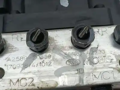 Peça sobressalente para automóvel em segunda mão abs por kia ceed business referências oem iam 58920a2230  a258920800