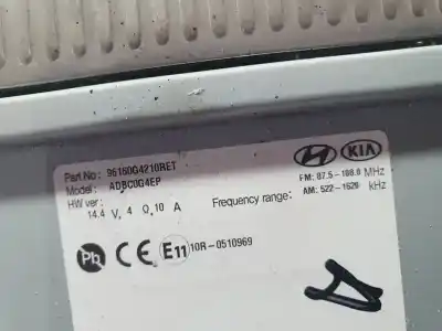 Автозапчастина б/у gps навігаційна система для hyundai i30 fastback klass посилання на oem iam 96160g4210ret  adbc0g4ep