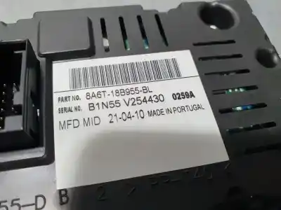 Second-hand car spare part multifunction display for ford fiesta (cb1) ambiente oem iam references 8a6t18b955bl  