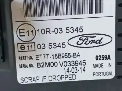 Pezzo di ricambio per auto di seconda mano display multifunzione per ford fiesta (ccn) ambiente riferimenti oem iam et7t18b955ba  b2m00v033945