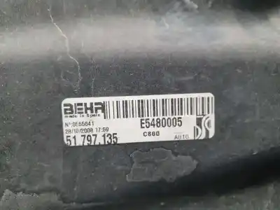 Автозапчастина б/у електро вентилятор для fiat grande punto (199) 1.4 16v dynamic (01.2007->) посилання на oem iam 51797134  e5480005