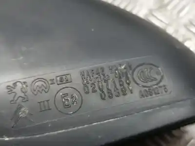 Peça sobressalente para automóvel em segunda mão espelho retrovisor esquerdo por citroen c3 collection referências oem iam 207153  