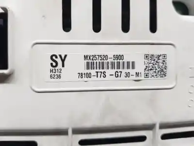 Peça sobressalente para automóvel em segunda mão quadrante por honda hr-v (..) elegance referências oem iam 78100t7sg730m1  mx2575205900