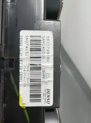 Автозапчастина б/у клімат-контроль для citroen c-elysée feel посилання на oem iam 982340080  sn074152