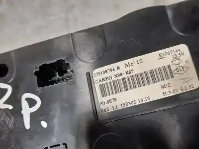 Peça sobressalente para automóvel em segunda mão comando de sofagem (chauffage / ar condicionado) por renault captur expression referências oem iam 175108796  