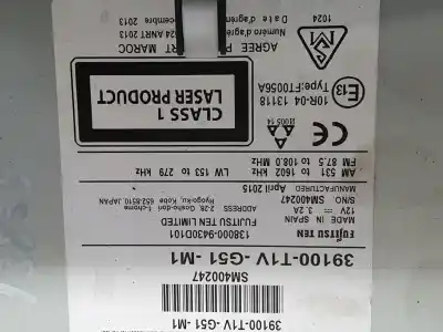 İkinci el araba yedek parçası gps navigasyon sistemi için honda cr-v lifestyle plus 2wd oem iam referansları 39100t1vg51  