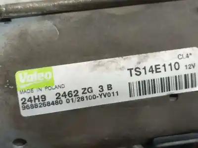 Peça sobressalente para automóvel em segunda mão motor de arranque por citroen c3 1.4 hdi exclusive referências oem iam 9688268480  ts14e110