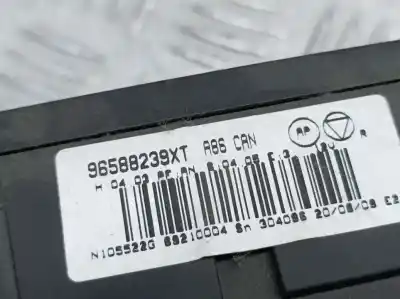 Peça sobressalente para automóvel em segunda mão comando de sofagem (chauffage / ar condicionado) por citroen c3 1.4 hdi exclusive referências oem iam 96588239xt  n105522g