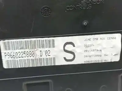 Peça sobressalente para automóvel em segunda mão quadrante por citroen c3 1.4 hdi exclusive referências oem iam 9660225880  281149734