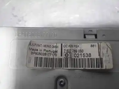 Recambio de automóvil de segunda mano de cargador cd para peugeot 1007 dolce referencias oem iam 96469053xt 7607769050 blaupunkt 
