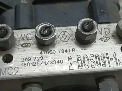 Peça sobressalente para automóvel em segunda mão abs por renault clio iv dynamique referências oem iam 476607341r  269722