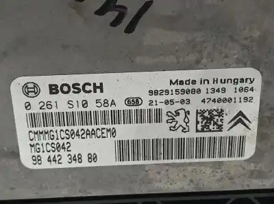 Second-hand car spare part ecu engine control for peugeot 3008 hybrid allure oem iam references 9844234880 0261s1058a bosch 