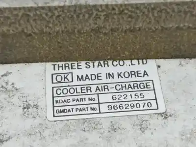 Second-hand car spare part intercooler for opel antara cosmo 4x4 oem iam references 96629070  622155