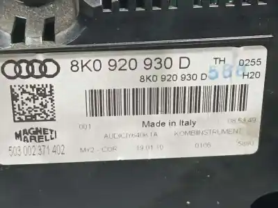Peça sobressalente para automóvel em segunda mão quadrante por audi a4 berlina (b8) e referências oem iam 8k0920930d  503002371402
