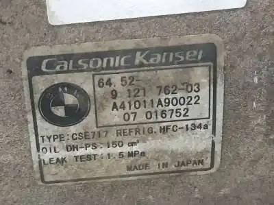 Автозапчасти б/у компрессор кондиционера воздуха за bmw x5 (e70) 3.0d ссылки oem iam 912176203  a41011a90022