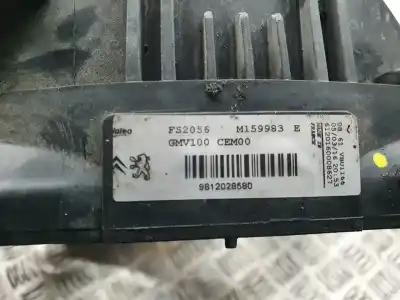 Автозапчастина б/у електро вентилятор для citroen c-elysée exclusive посилання на oem iam 9812028580  m159983