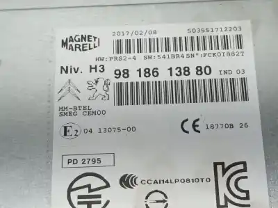 Pezzo di ricambio per auto di seconda mano modulo elettronico per citroen c4 cactus rip curl riferimenti oem iam 9818613880  503551712203