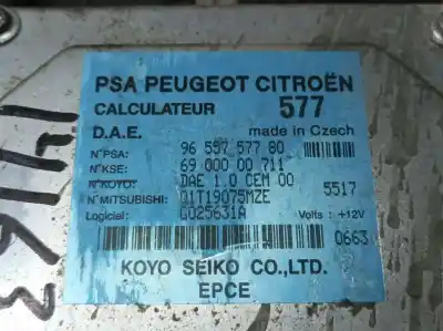 Peça sobressalente para automóvel em segunda mão módulo eletrônico por citroen c3 1.1 collection referências oem iam 9655757780  6900000711