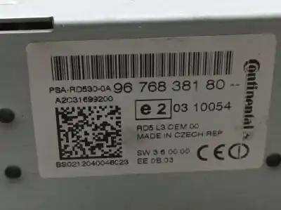 Second-hand car spare part electronic module for citroen c4 lim. seduction oem iam references 9676868180  a2c31699200