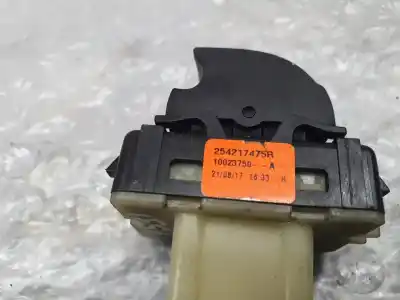Second-hand car spare part right front power window switch for renault kangoo profesional oem iam references 254217475r  10023750a