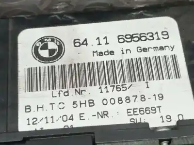 Second-hand car spare part climate control for bmw serie 3 compact (e46) 320td oem iam references 6956319  5hb00887819