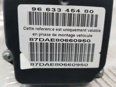 Peça sobressalente para automóvel em segunda mão abs por citroen c4 coupe collection referências oem iam 9661886780  0265231508
