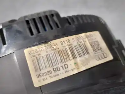 Peça sobressalente para automóvel em segunda mão quadrante por audi a4 avant (8e) 2.0 tdi referências oem iam 8e0920901d  0263626090