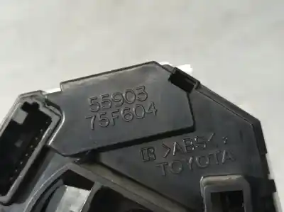 Peça sobressalente para automóvel em segunda mão comando de sofagem (chauffage / ar condicionado)  por toyota yaris active referências oem iam 5590375f604  